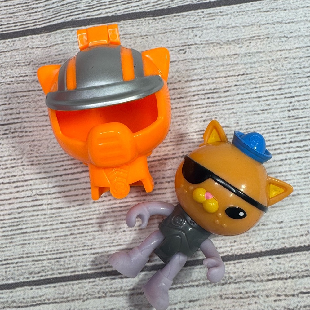 Kwazii figure with removable orange helmet